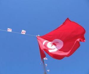 пазл Флаг Туниса